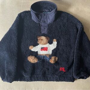 Polo Ralph Lauren Vintage Polo Bear Fleece Sweatshirt XL